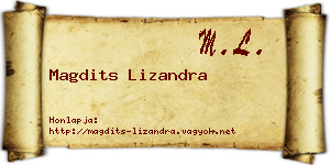 Magdits Lizandra névjegykártya